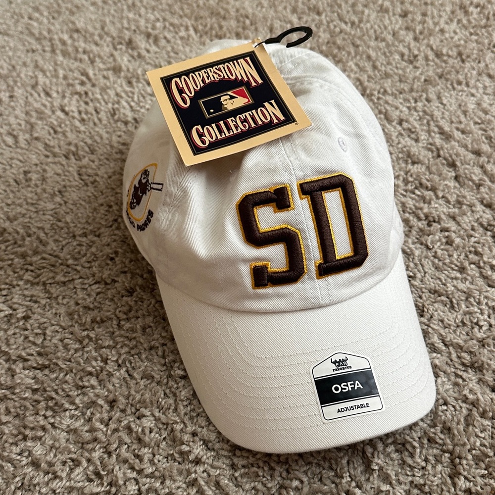 Cooperstown Collection White Baseball Cap